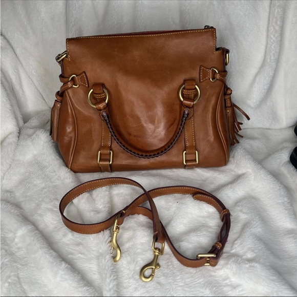 Dooney & Bourke Florentine (natural) Satchel- classic size - Picture 5 of 16